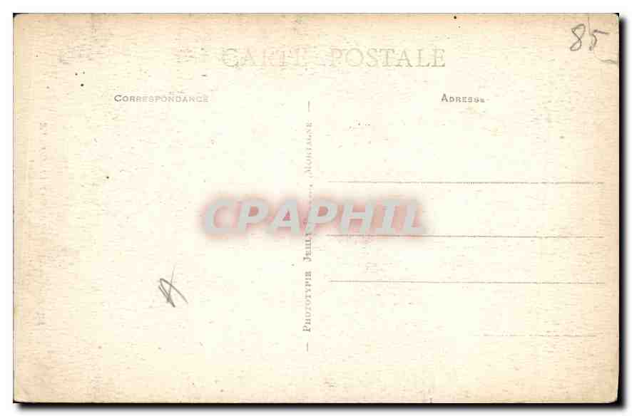 Environ de FONTENAY-LE-COMTE — La Grotte du R. P. Montfort — Rückseite