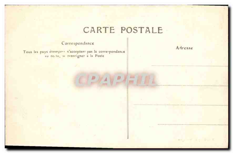 CPA Vendee Tiffauges Ruines du chateau et Vallee de la Sevre  — Rückseite