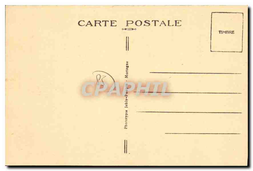 Le Colombier — Au pied du Chêne les Tombes — Phototype Jelhy-Pouzé, Mortagne — Rückseite