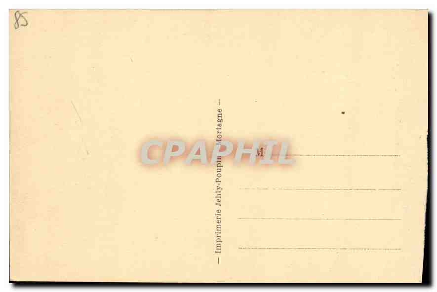 CPA Mouchamps Vendee vue d'ensemble commune situee sur les bords du Lay sur la rive duquel repose G  — Verso