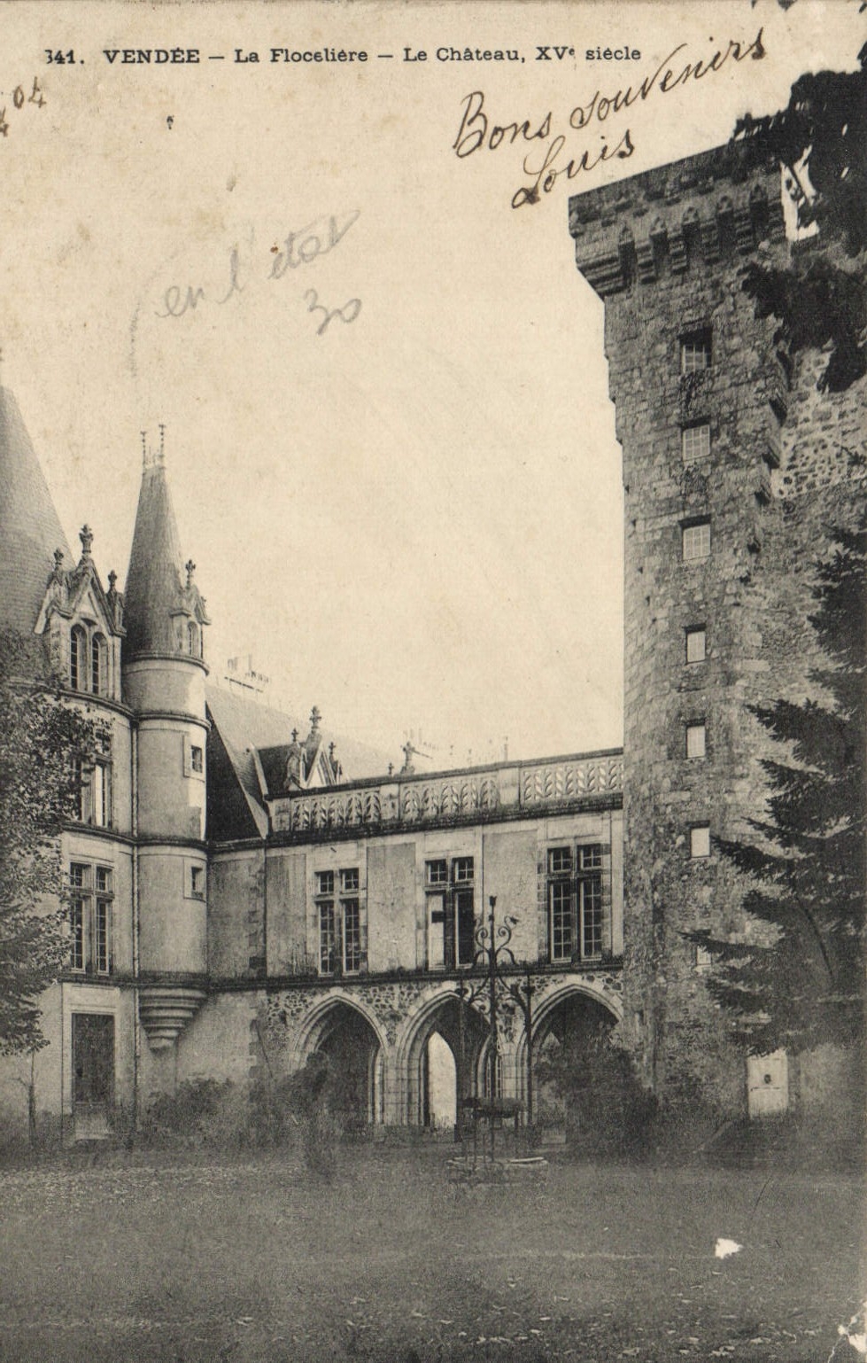 CPA Vendee la Floceliere le chateau XV siecle