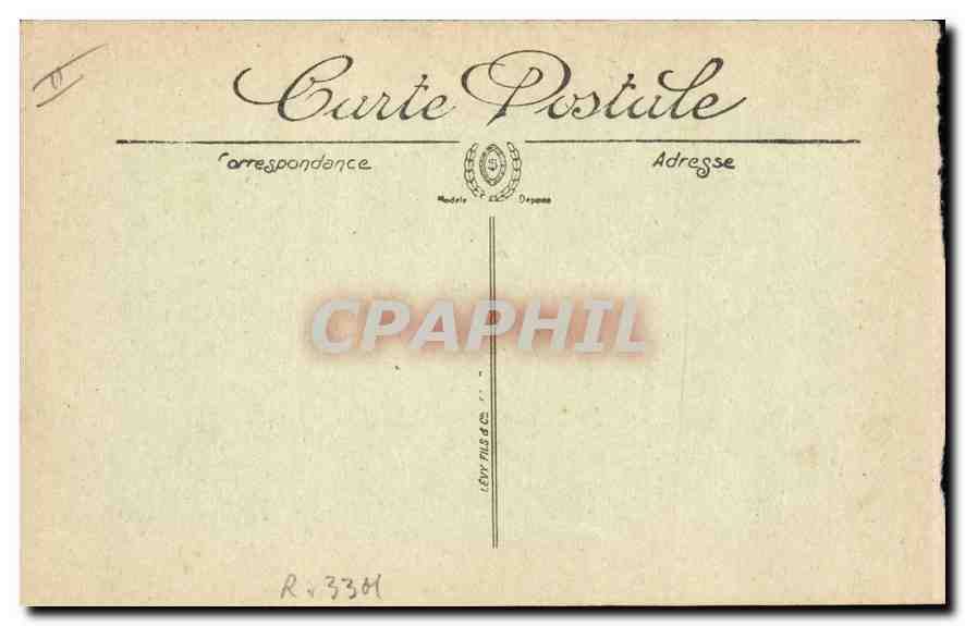 CPA Hyeres vue generale prise de la gare  — Rückseite