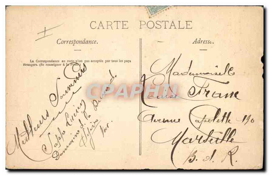 Hyères — Jardin botanique. Palmiers géants — La Côte d'Azur, n°72 — Reverso