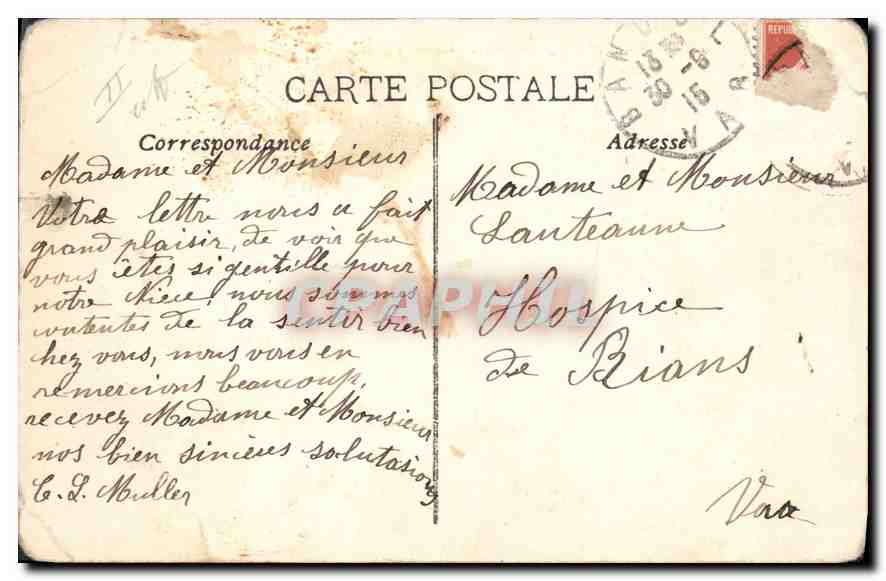 CPA Cote d'Azur Bandol sur Mer plage Renecors l'hotel plage reserve — Reverso