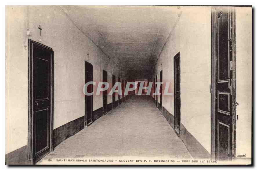 CPA Saint Maximin la Sainte Baume Couvent des P P Dominicains Corridor des Etage 