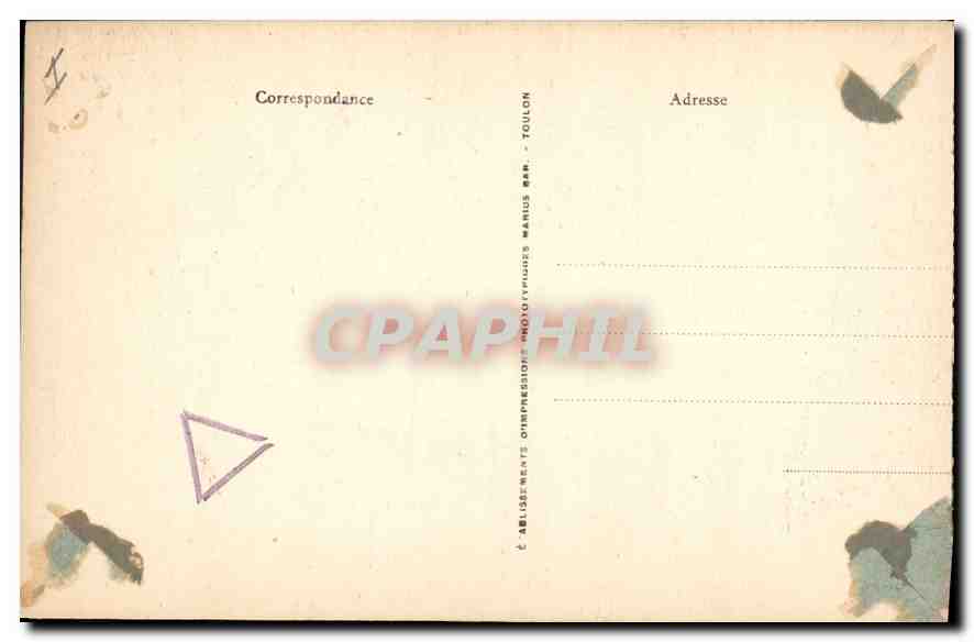 CPA Saint Maximin Var la basilique la Nef du Rosaire  — Verso