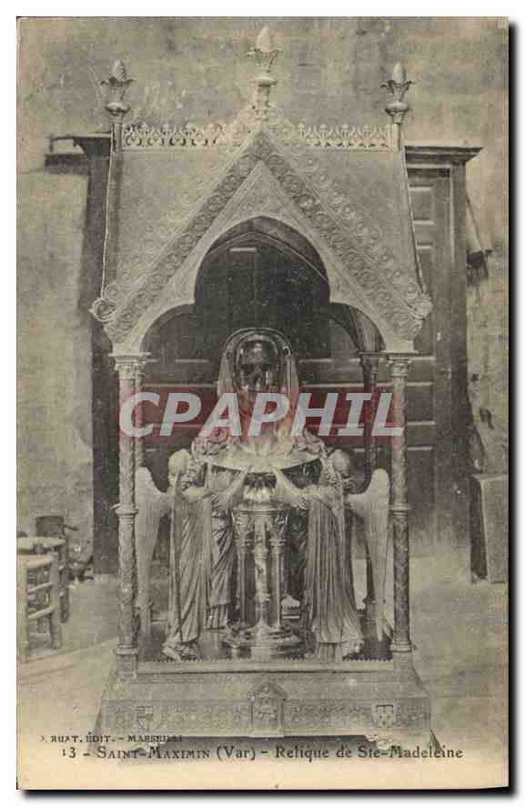 CPA Saint Maximin Var Relique de Ste Madeleirne 