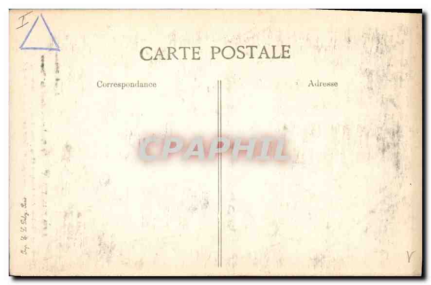 CPA Saint Maximin la Basilique Autel du Rosaire  — Verso