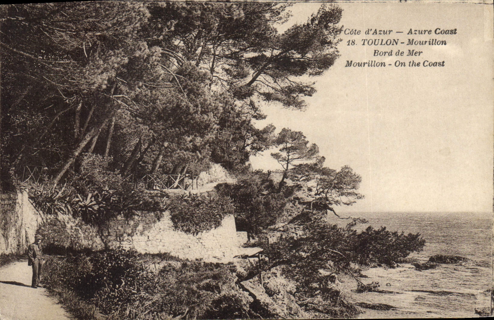 CPA Cote d'Azur Asure Coast Toulon Tamaris Bord de Mer Mourillon 