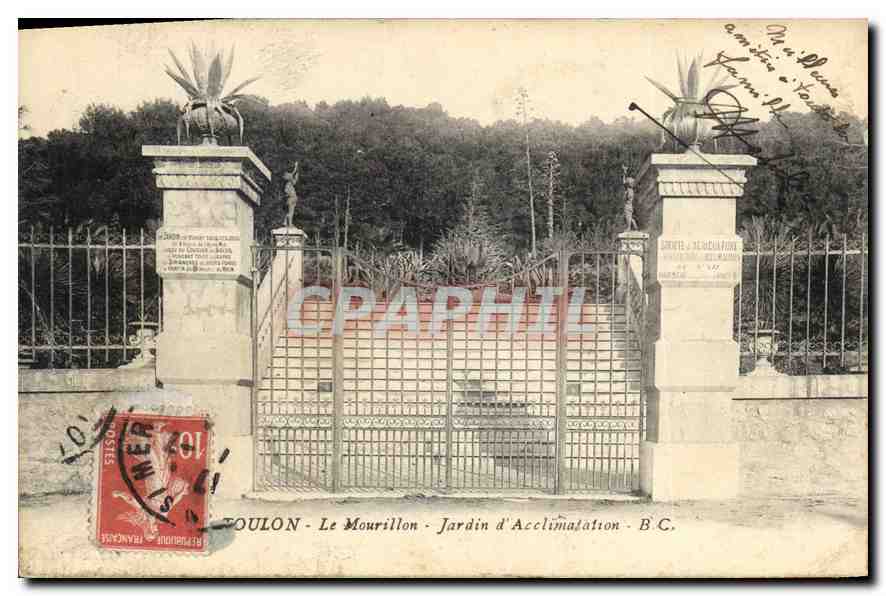 Toulon - Le Mourillon - Jardin d'Acclimatation - B.C.