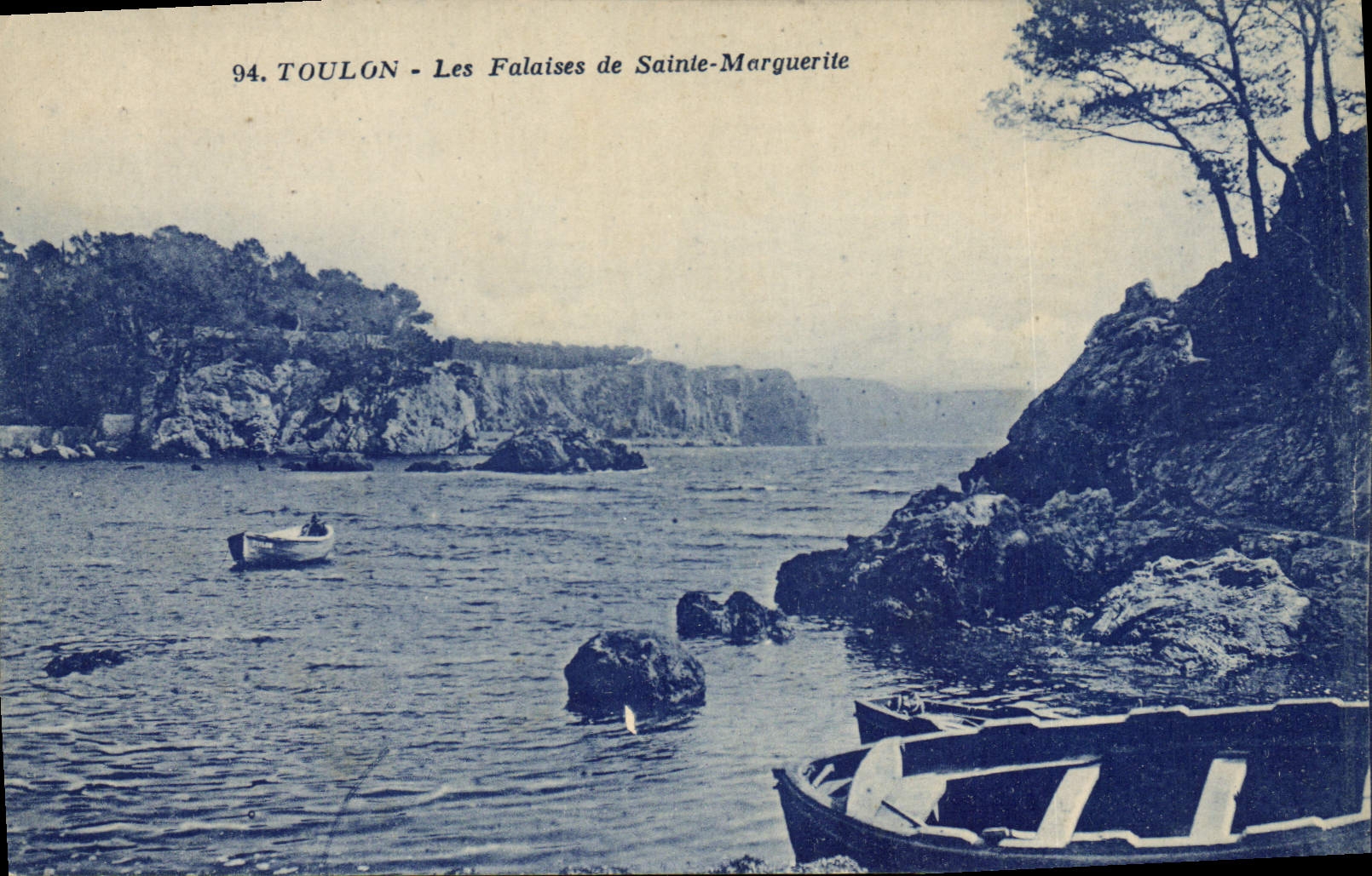 Toulon - Les Falaises de Sainte-Marguerite — éditeur G. Artaud, n° 94