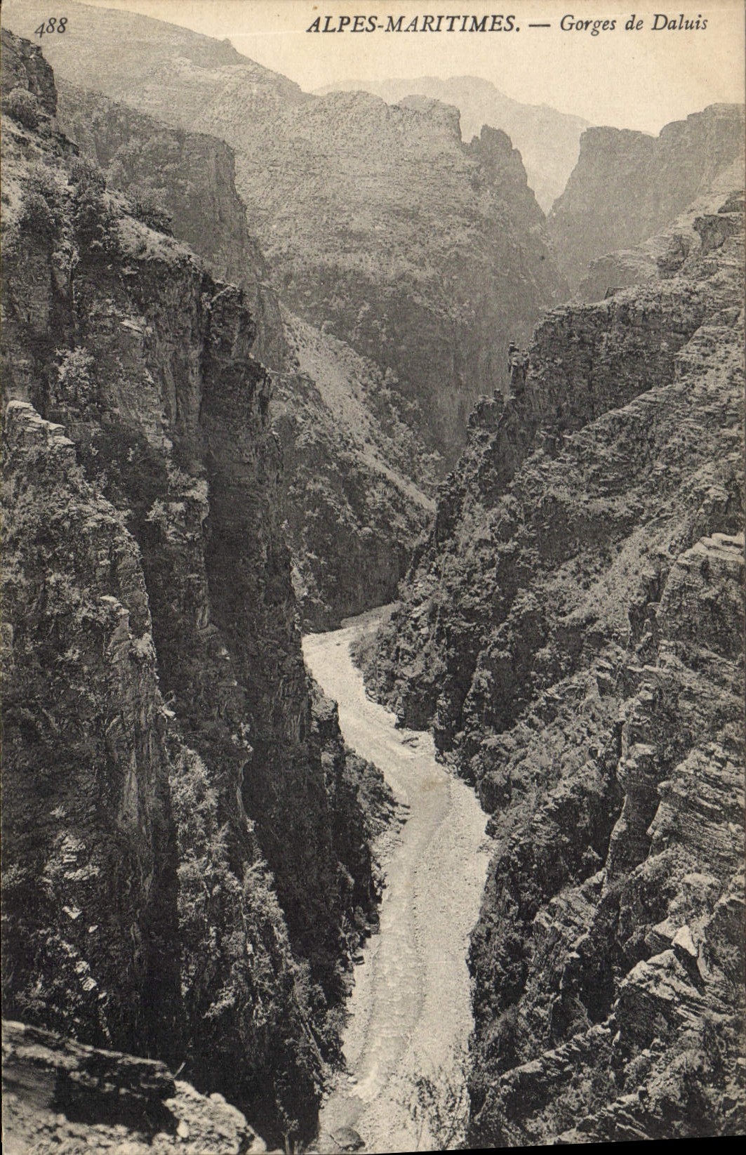 Alpes-Maritimes — Gorges de Daluis — n°488
