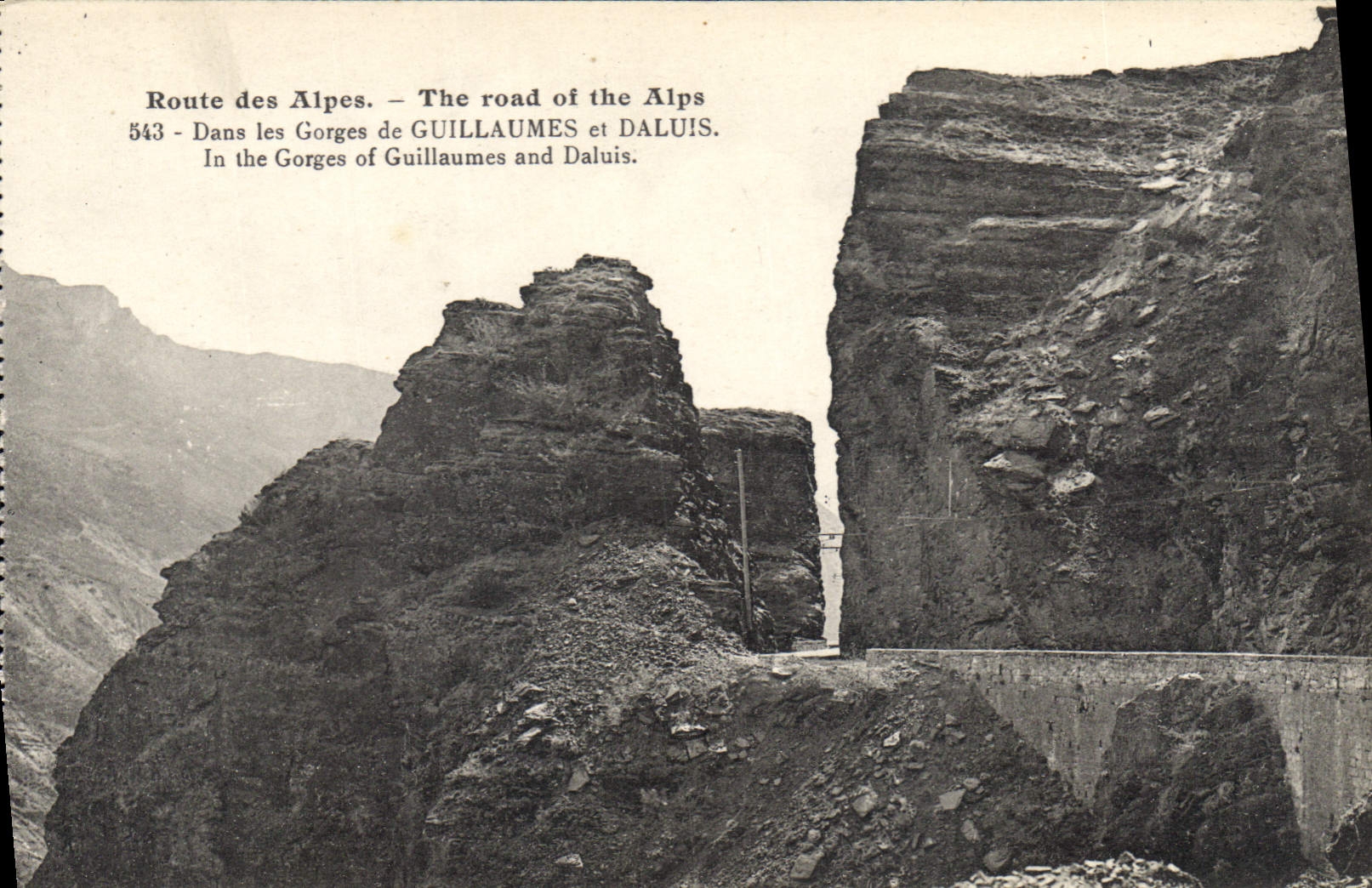 Gorges de Guillaumes et Daluis — Route des Alpes — n°543