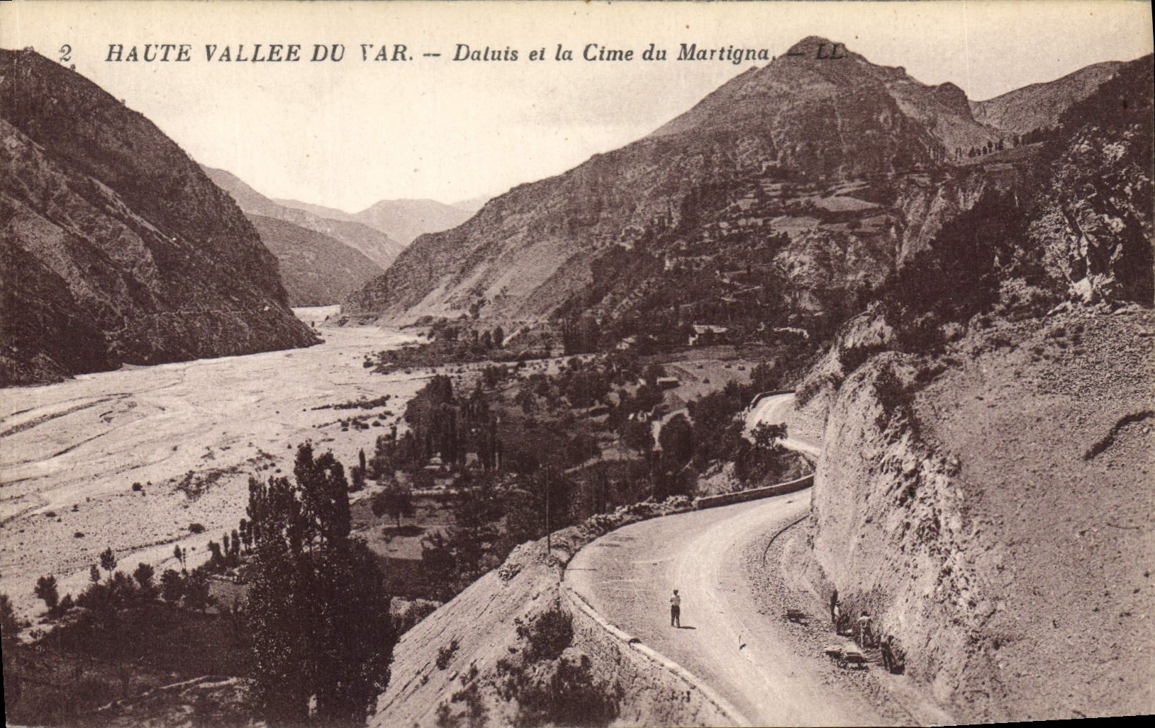 Haute Vallée du Var — Daluis et la Cime du Martigna — LL