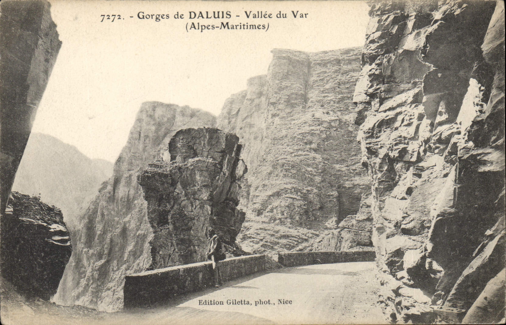 Gorges de DALUIS - Vallée du Var (Alpes-Maritimes) — Édition Gilettta, phot. Nice, n° 7272