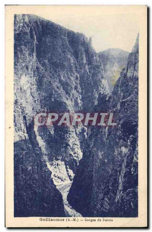 CPA Guillaumes A M Gorges de Daluis 