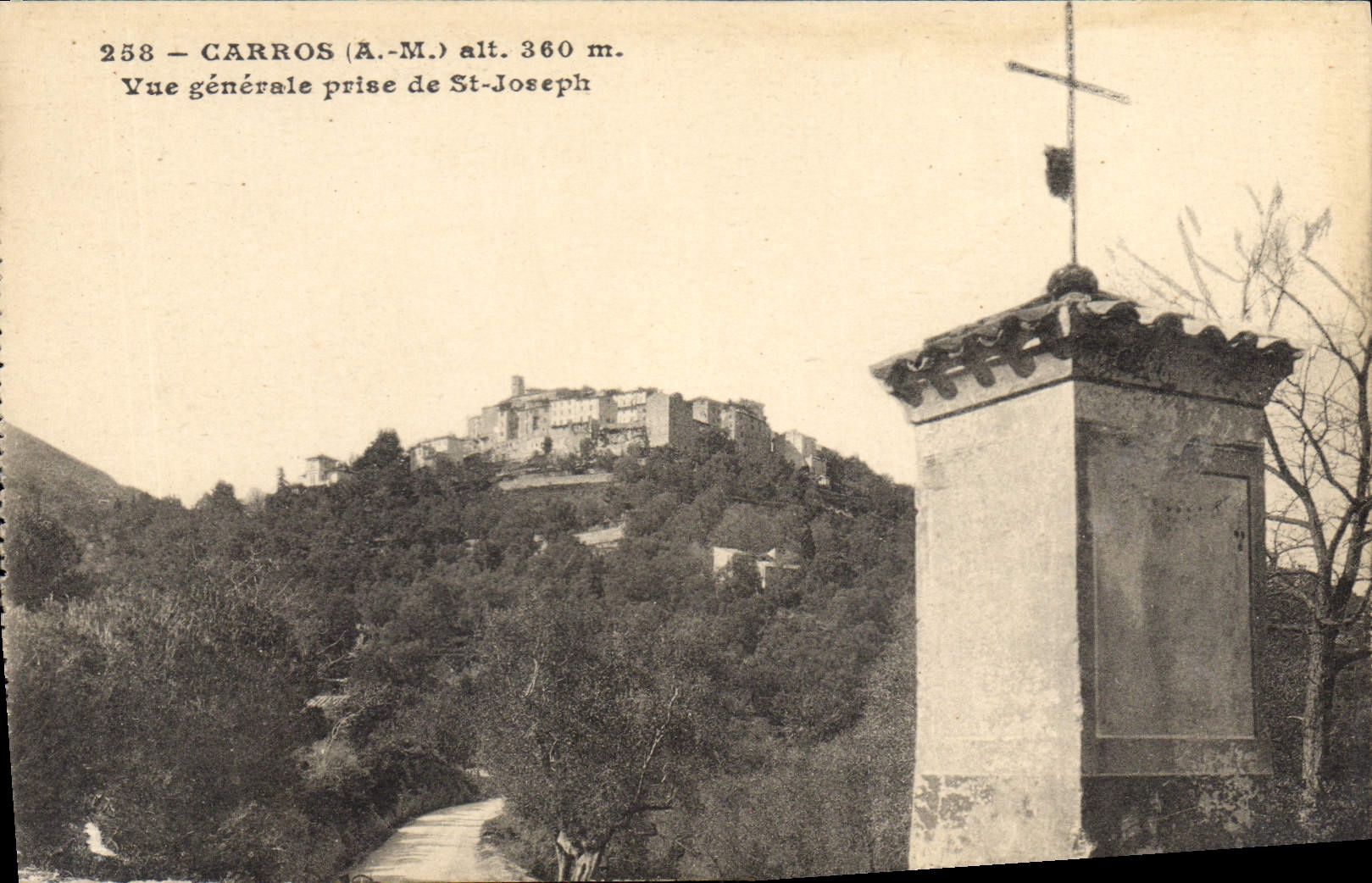 Carros (A.M.) — Vue générale prise de St-Joseph — n° 258