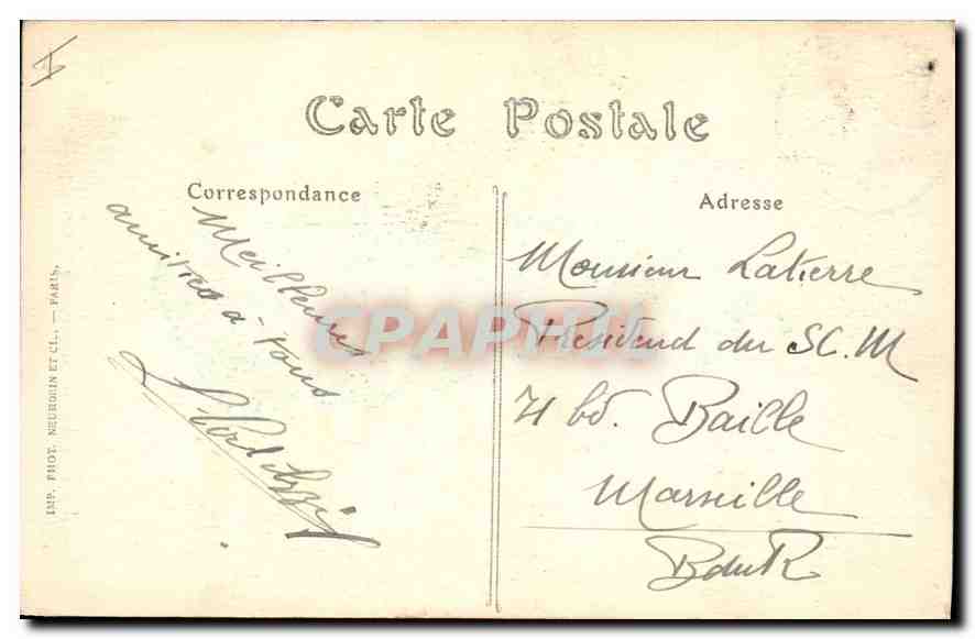 CPA Cimiez A M Les Arenes Romaines  — Rückseite