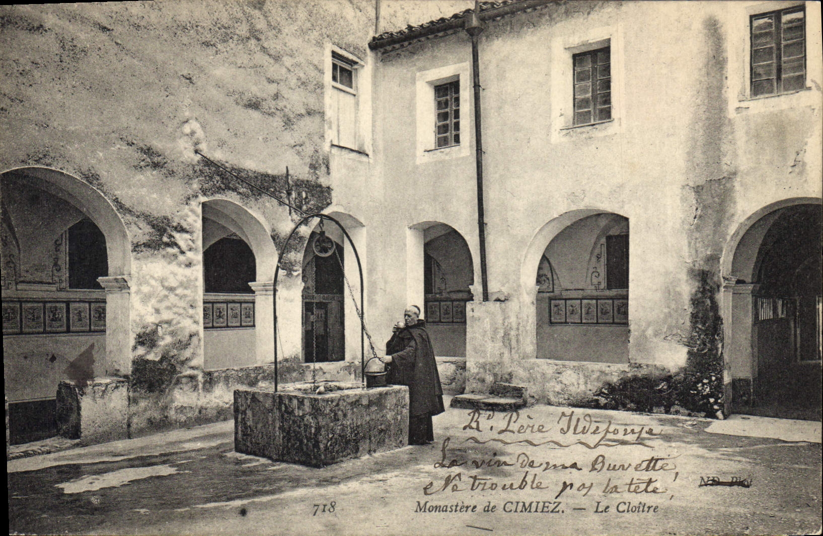 Monastère de Cimiez — Le Cloître — Père Tildefouge