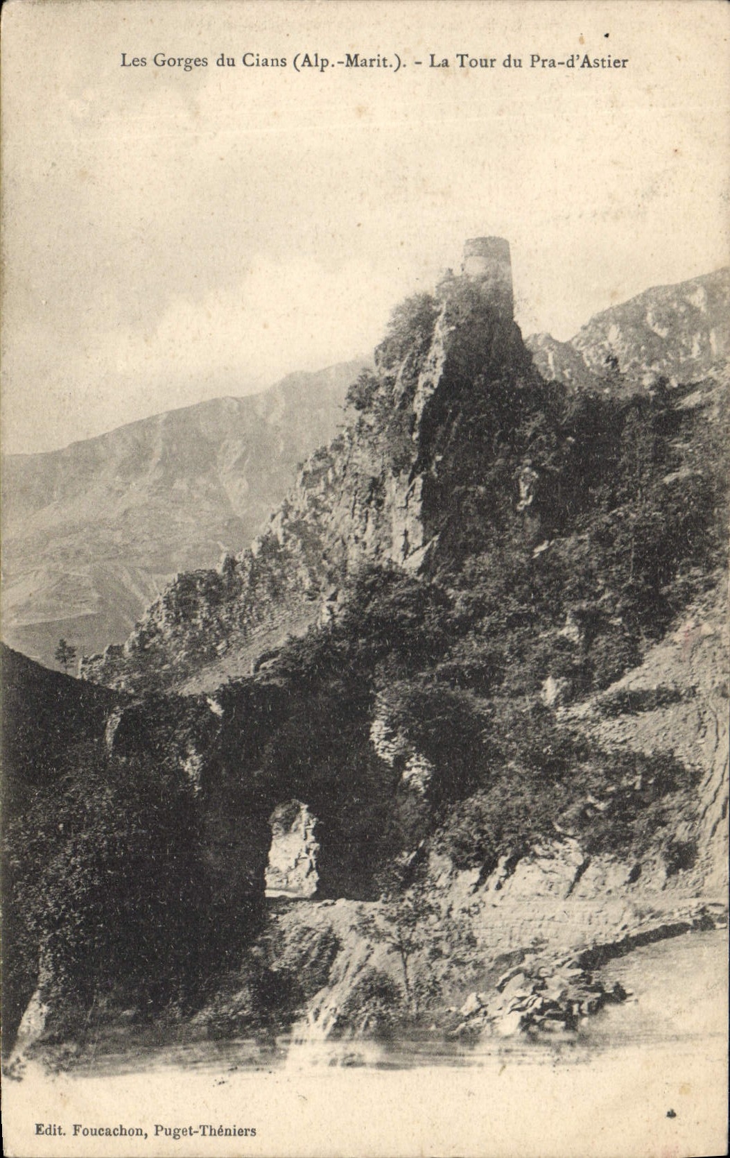 CPA Les Gorges du Cians A M La tour du Pra d'Assier 