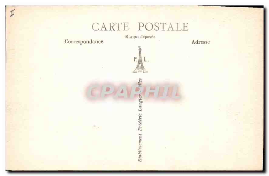 CPA Environs de Beuil A M Les Gorges du Cians  — Rückseite