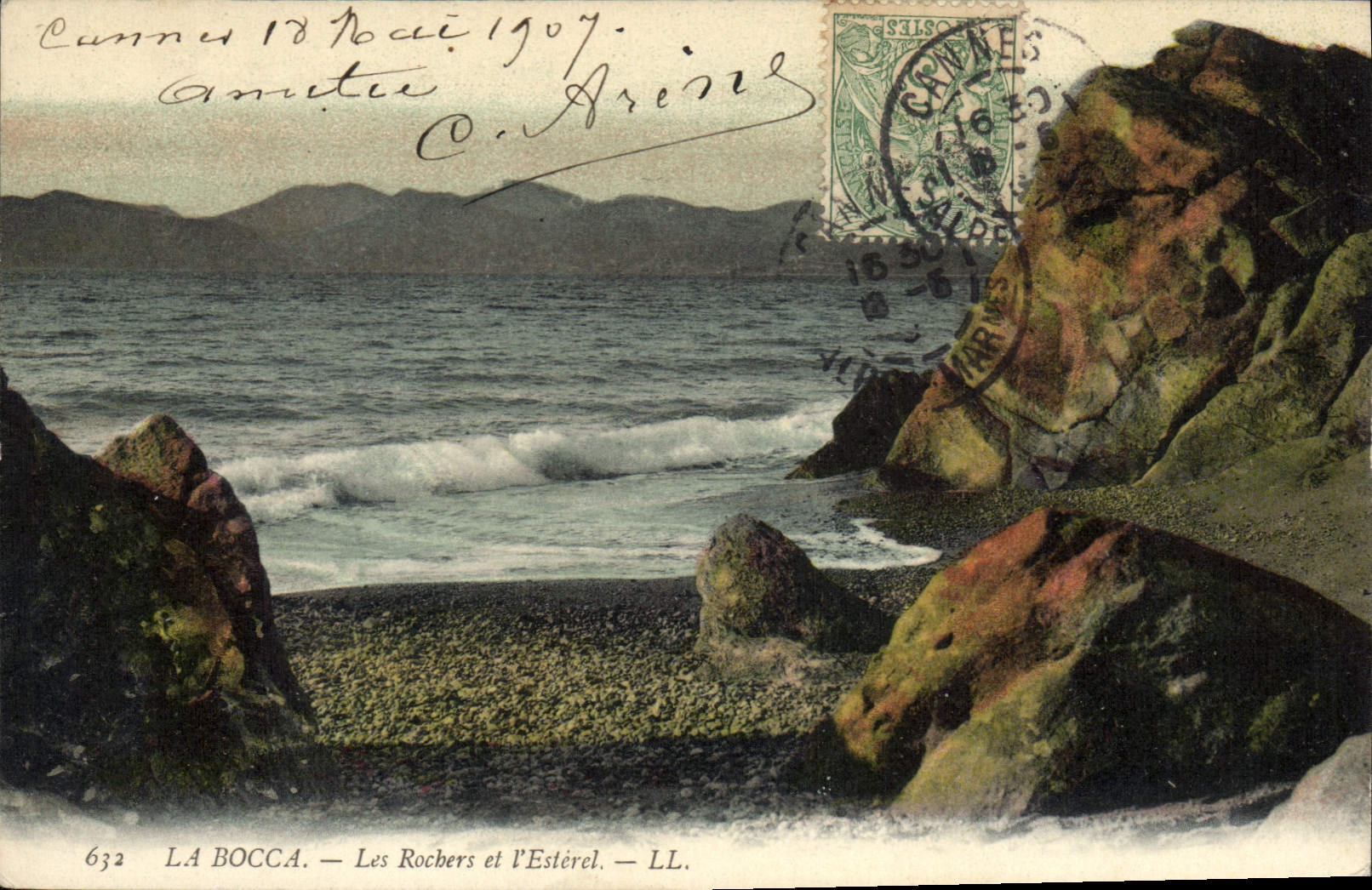 CPA La Bocca Les Rochers et l'Esterel 