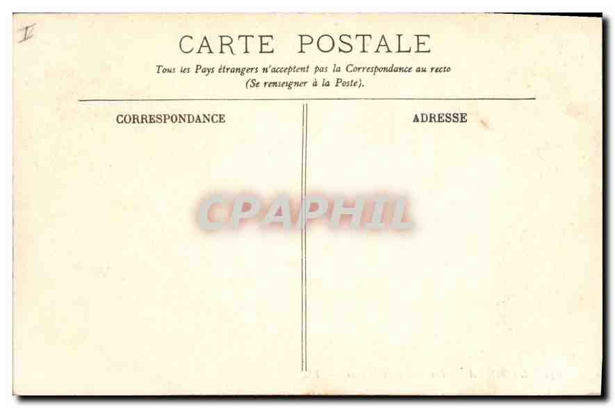CPA La Bocca Les Rochers et l'Esterel  — Rückseite