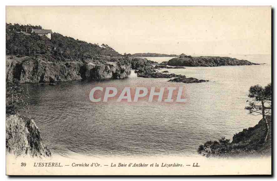 L'ESTEREL — Corniche d'Or — La Baie d'Anthéor et la Lézardière — LL. n°20