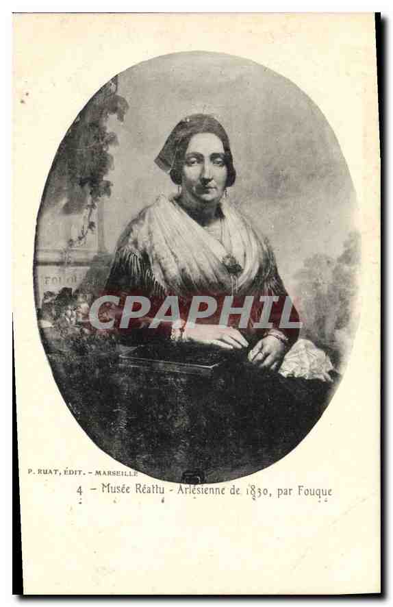 Musee Réattu - Arlésienne von 1830, von Fouque — P. Ruat, Verlag - Marseille