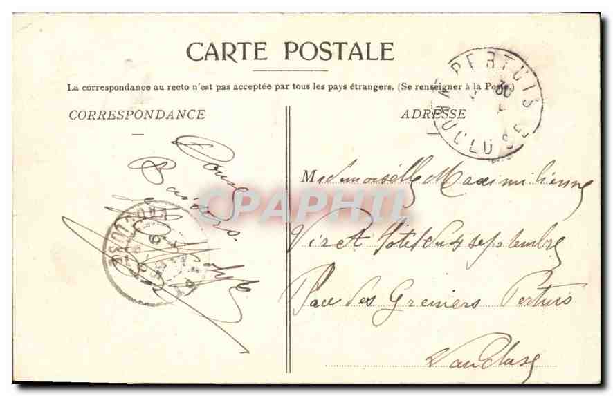 CPA Souvenir de Provence La Farandole  — Verso