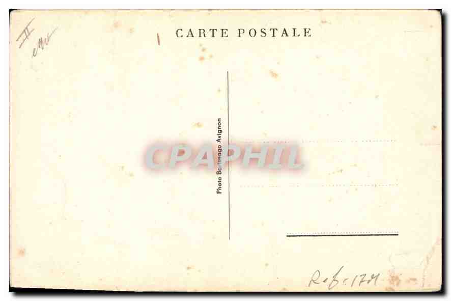 Monument du Poète dans son Jardin — Centenaire de Frédéric Mistral (1830-1930) — L.-G. Achard, sculpteur — Verso