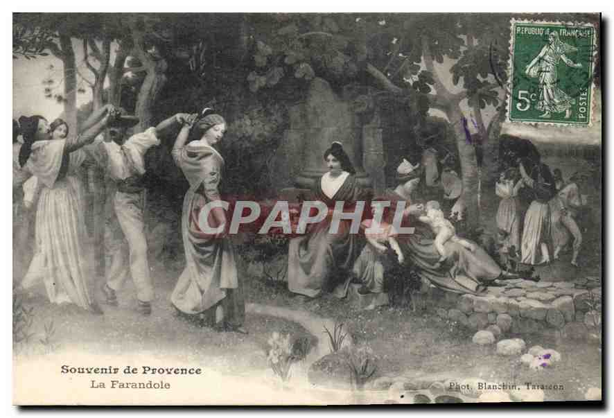 Souvenir of Provence — La Farandole — Phot. Blanchin, Tarareon
