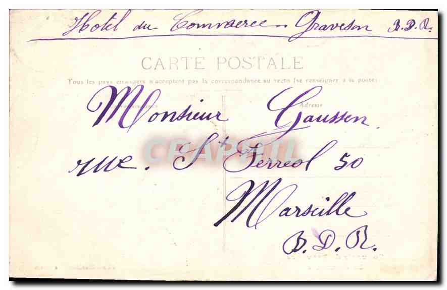 Souvenir of Provence — La Farandole — Phot. Blanchin, Tarareon — Back