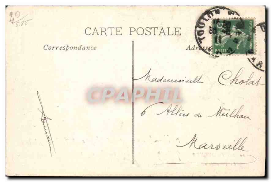 CPA En Provence La Farandole  — Rückseite