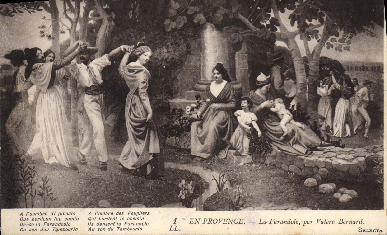 In der Provence — La Farandole, von Valère Bernard — Selecta