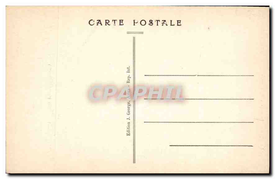 La Vieille Madelon - Gemälde von DEHERAIN - M.P. Félibresse, d'Arles — Rückseite