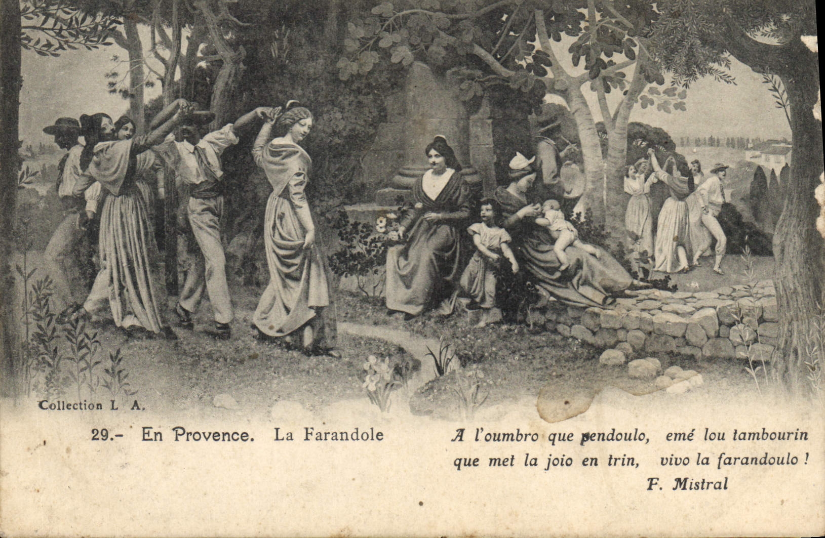 En Provence. La Farandole — F. Mistral — Collection L.A. n°29