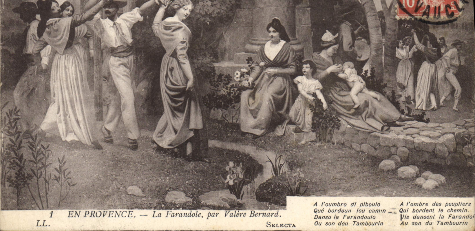 En Provence — La Farandole, par Valère Bernard — Selecta