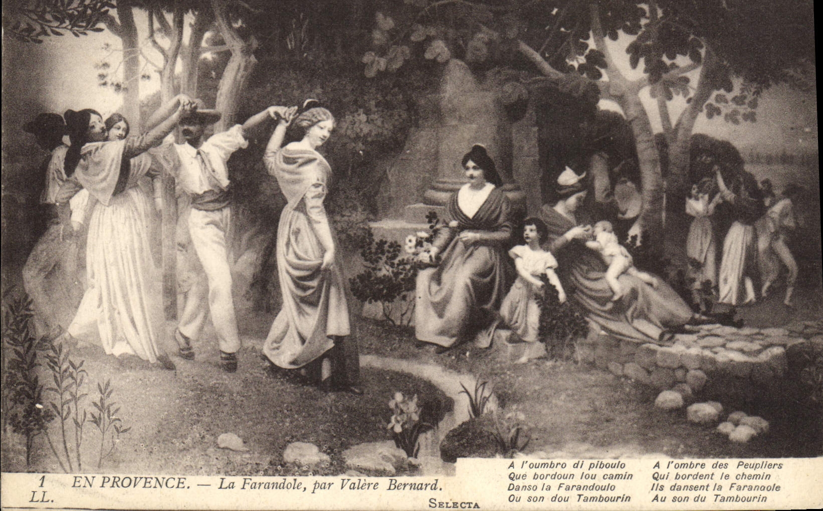 In der Provence — La Farandole, von Valère Bernard — Selecta