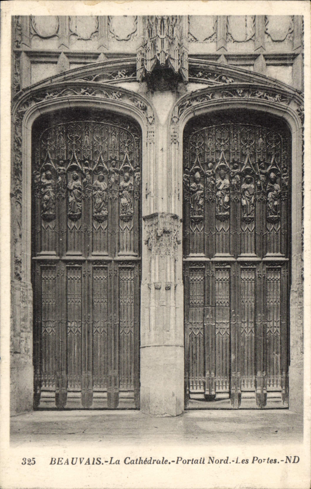 CPA Beauvais La Cathedrale Portail Nord 