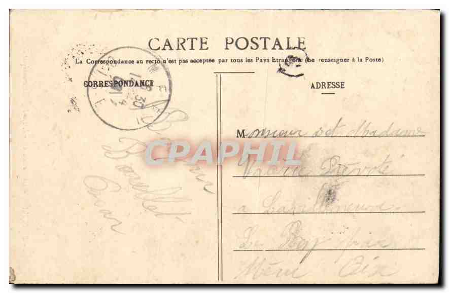 CPA Beauvais La Cathedrale l'Horloge astronomique de Verite  — Rückseite
