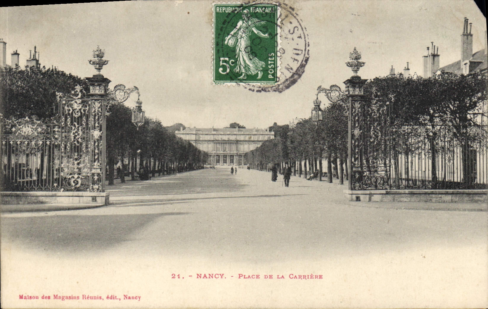 NANCY — PLACE DE LA CARRIÈRE — Maison des Magasins Réunis, édit., Nancy