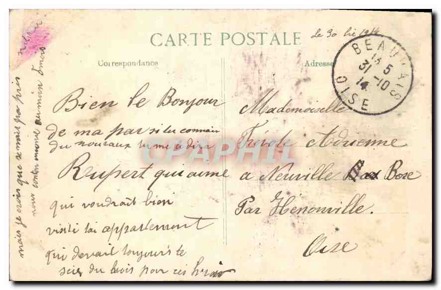 CPA A La Glore des Soldats Francais Militaria — Rückseite