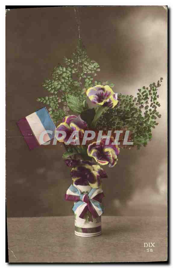 CPA Fantaisie Fleurs