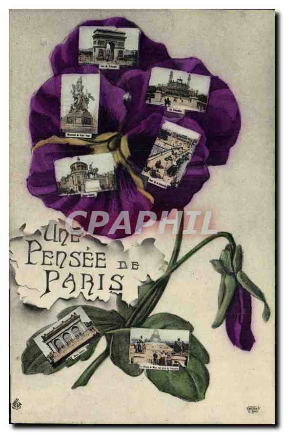 CPA Une Pensee de Paris 