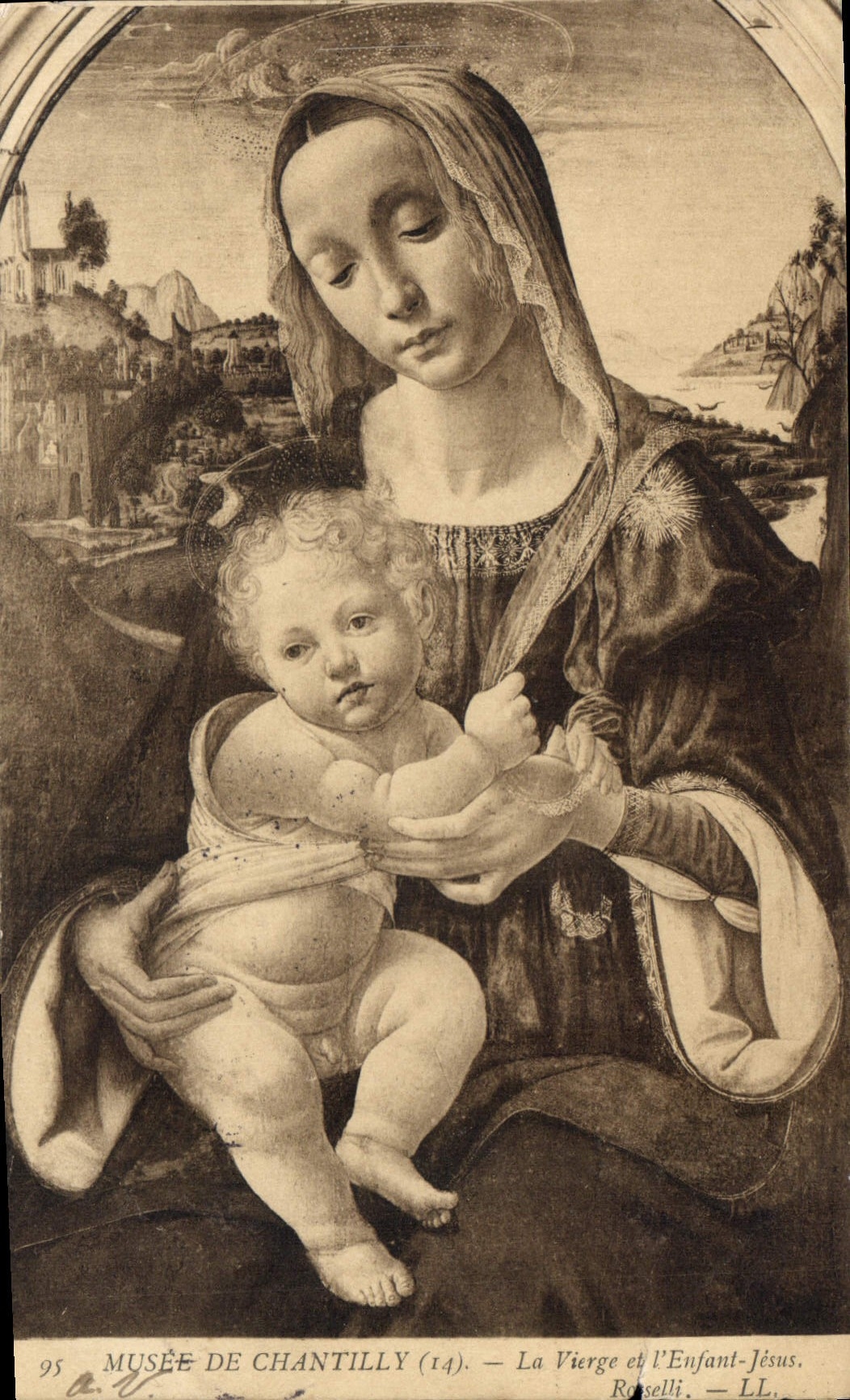 CPA Musee du Louvre La Voerge et l'Enfant Jesus 