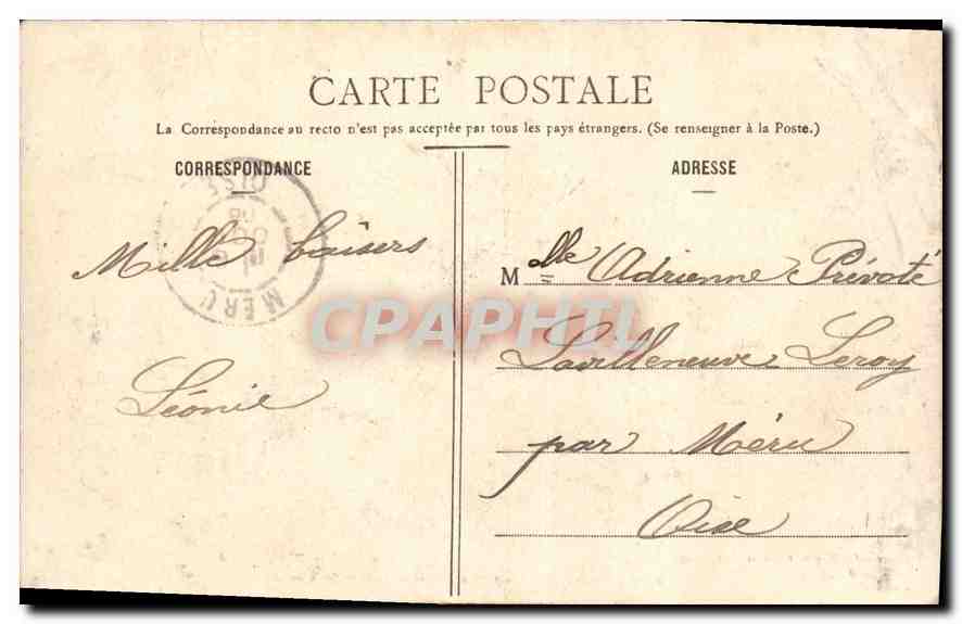 CPA Nancy Vue Generale prise Depuis St Epvre — Rückseite
