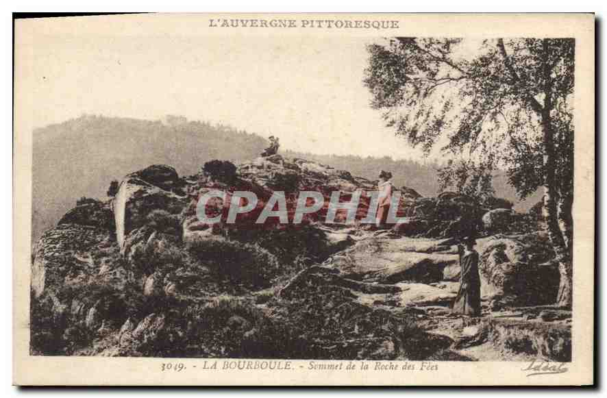 La Bourboule - Gipfel der Roche des Fées — Idéalo, n° 3049