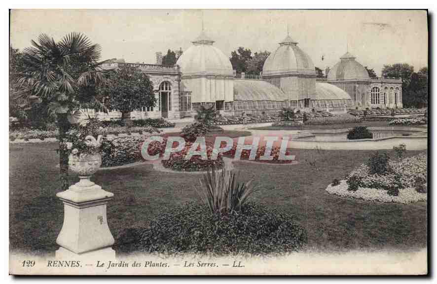CPA Rennes Le Jardin  des Plantes Les Serres 