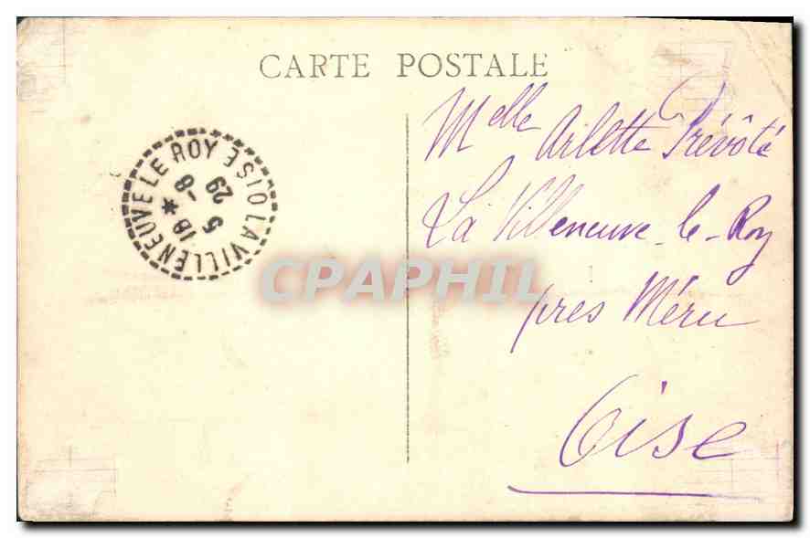 CPA Marseille La Corniche  — Rückseite